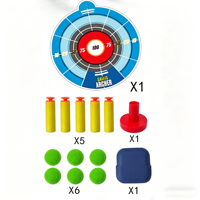Pistolet à balles souples à succès avec balles pour jeu de tir, jouet de tir de réalité virtuelle pour garçon