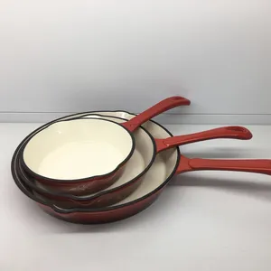 Kitchen Pots And Pans Enamel Cast Iron Cookware Set