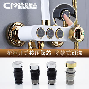 Válvula de Empuje para Grifo de Ducha, 20mm, Pulida, Fácil Instalación, Accesorio de Baño - Product Image 2