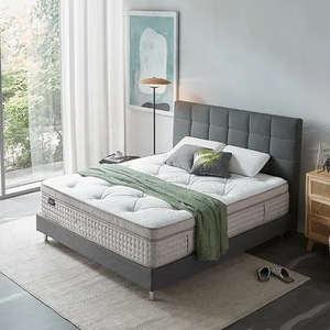 Nệm bán buôn Nhà cung cấp mật độ cao Bộ nhớ bọt sang trọng cao su thiên nhiên siêu Vua Kích thước Euro Top Pocket mùa xuân nệm - Product Image 2