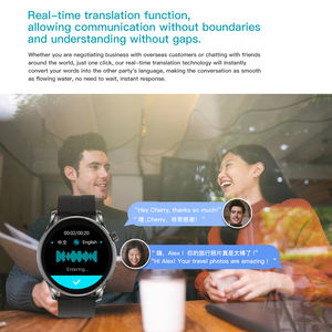 Многоязычные умные часы-браслет с функцией перевода, водонепроницаемость IP68, трекер здоровья и фитнеса, умные часы для спорта на <span class=keywords><strong>Android</strong></span> - Product Image 3