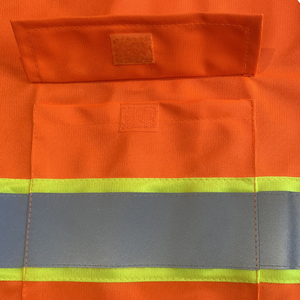CITICITY เสื้อกั๊กนิรภัยโพลีเอสเตอร์ Ansi Class2 สีส้มความละเอียดสูงสะท้อนแสงได้สูง - Product Image 6