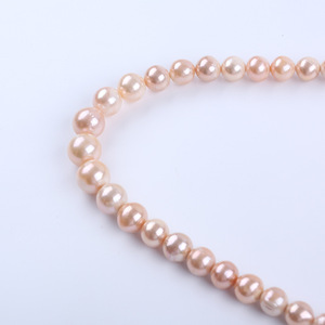 Promotion Perles Edison brillantes de 10-15 mm, perles d'eau douce naturelles blanches, semi-finies, pour collier, matériel de bricolage - Product Image 5
