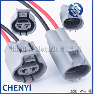 2 Pin otomatik su geçirmez elektronik Fan konnektörü 12AWG teller ile Mazda için fren takviye pompası montaj fişi - Product Image 1