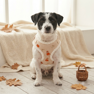 Ensemble personnalisé de harnais, collier et laisse pour chien – Accessoires pour animaux de compagnie personnalisé<span class=keywords><strong>s</strong></span> – Gilet pour chien tendance automne-hiver – Harnais réglable – OEM – Faible MOQ - Product Image 2