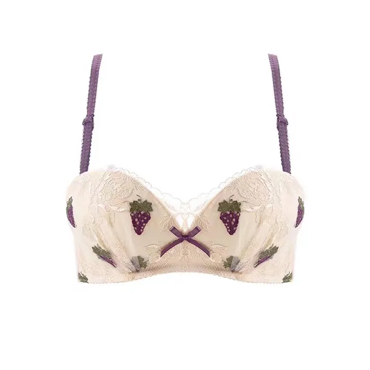 Nieuwe producten Borduren sexi meisje slijtage naadloze dames Strapless china beha