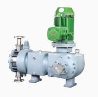 Pompe doseuse à diaphragme hydraulique, pompe de dosage sans fuite pour milieux chimiques dangereux et toxiques