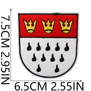 Écussons brodés à repasser, Clown <span class=keywords><strong>Rouge</strong></span>, Marionnette et Cirque, Badge de clown gothique punk personnalisé pour veste, sac, denim, décoration effrayante - Product Image 3