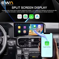 Unité principale Android 8 cœurs de 12,3 pouces pour Toyota Prado 2024, CarPlay sans fil, Android Auto, réponse rapide, caméra arrière HD