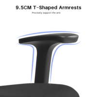 Chaise de bureau ergonomique robuste avec siège coulissant, accoudoirs 4D, dossier haut élégant en maille, pivotante, pour personnes de grande taille