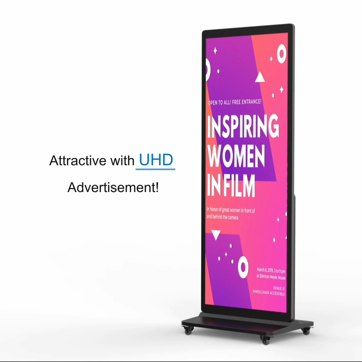 86 Inch Dual Screen Display - Customizable Digital Signage