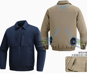 Ropa con ventilador, ropa de verano para obras de construcción, ropa para prevenir golpes de calor y ropa con ventilador de refrigeración - Product Image 2