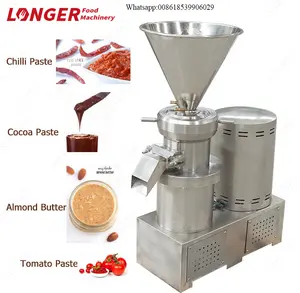 Máquina para hacer pasta de sésamo y cacahuete, 200Kg por hora, línea de procesamiento Halawa Tahini