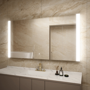 Miroir de salle de bain intelligent anti-buée avec interrupteur tactile à lumière LED Miroirs de bain pour salons et chambres à coucher - Product Image 3