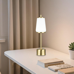 Led điều khiển cảm ứng Bảng Đèn hiện đại Bắc Âu Pha Lê Kim Loại bàn đèn ánh sáng trang trí nội thất - Product Image 1