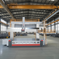 Tour vertical CNC à double colonne CK5225 haute précision, 3 axes, pour usinage intensif, contrôleur Fanuc, pièce usinée de 10000 mm
