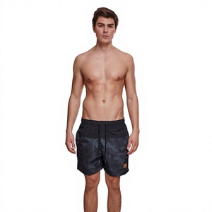 <b>Camo</b> Print <b>Men's</b> Board <b>Shorts</b> Elastic Waist Patch Logo Quick Dry Casual Hiking Swim <b>Shorts</b> - Product Image 4