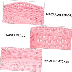 Ensemble de boîtes et paniers de rangement en plastique pour la maison - pour cosmétiques, vêtements, aliments, cuisine, légumes - articles ménagers polyvalents - Product Image 3