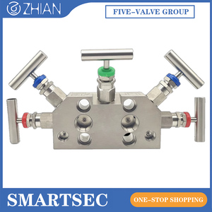 Collecteur à cinq vannes intégré à bride coplanaire en acier inoxydable avec différentiel EJA 3051CD - Product Image 4