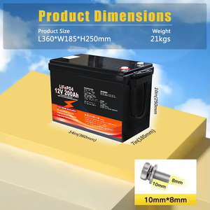Caja de almacenamiento de energía para iluminación, baterías de iones de litio, LiFePo4, 12V, 24V, 36V, 48V, 72V, 96V, 20Ah, 30Ah, 50Ah, 60Ah - Product Image 2