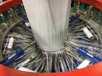 Machine à tisser automatique pour sacs tissés en PP, métier à tisser circulaire à 6 grands navettes pour sacs fourre-tout