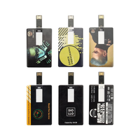 Clé USB promotionnelle personnalisée avec logo, 1 Go, 2 Go, 4 Go, 8 Go, 32 Go, 64 Go, USB 2.0/3.0, en plastique ou métal, format carte de crédit ou carte de visite