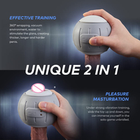 Automatischer Masturbator für Männer Penis-Vibrator Eichel-Trainer Stimulator Silikon-Sexspielzeug für Männer Masturbations-Training