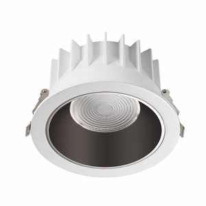 220V 12W LED Downlight dim CCT COB duvar yıkayıcı silindir Aurora dekoratif gömme ışık Clubhouse Hall 12V Downlight için - Product Image 4