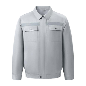 Blouson Homme Prix Usine Été Rafraîchissant Climatisé Séchage Rapide Respirant Imperméable Fermeture Éclair Service OEM 100% Polyester - Product Image 1