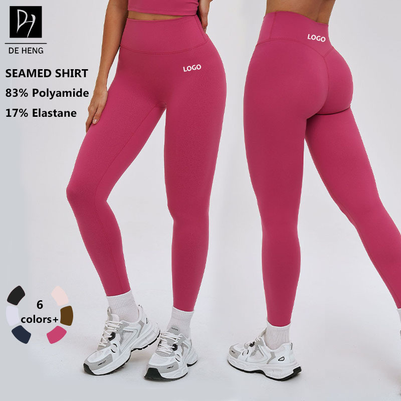 Wholesale High Waist Butt Lifting 4 Way Stretch Breathable Yoga Gym Tights Workout Leggings For Women