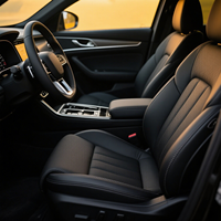 Cuir synthétique PU microfibre givré promotionnel de 1,2 mm, tissu résistant à l'usure pour la sellerie intérieure de voiture