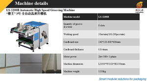 MDF Tông Chết Cắt V Máy Soi Rãnh, Tự Động Hộp Làm Cho Máy Móc - Product Image 6