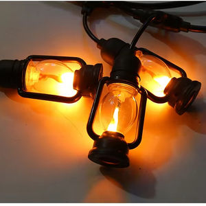 Série rétro professionnelle <span class=keywords><strong>guirlande</strong></span> suspendue feston café Patio mariage résistant aux intempéries kérosène flamme chaîne jardin lumière - Product Image 1