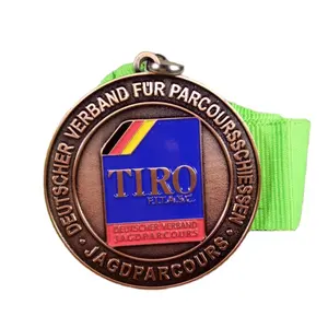 Customized Design Metal Soft Enamel Brass Type and Sports Theme medal