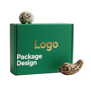 Caja <span class=keywords><strong>de</strong></span> envío <span class=keywords><strong>de</strong></span> correo <span class=keywords><strong>de</strong></span> cartón corrugado verde impreso con logotipo personalizado para calcetines <span class=keywords><strong>de</strong></span> piel con caja <span class=keywords><strong>de</strong></span> manipulación en relieve tipo carpeta - Product Image 2