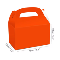 Boîtes de friandises de couleur unie en gros Boîtes de pignon ou boîtes-cadeaux 6.3X3.7X3.7 pouces par carton en paquet de 12