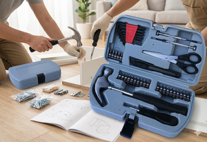 Ensemble d'outils à main pour la maison avec étui de rangement portable, kit d'outils de bricolage général, ensemble de matériel de bricolage essentiel pour la promotion et les cadeaux TK-39 Co - Product Image 5
