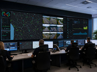 Pantalla LED COB P1.53 para Interiores, Fija, para Sala de Control, 640x480mm, Gabinete, 3840Hz, Disponible en Almacén de la UE