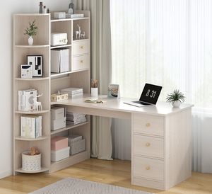 Meuble de bureau ou d'étude moderne Support de bureau assis Support de bureau Table de bibliothèque réglable - Product Image 4