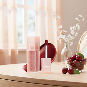 Korean DL30 Wild Cherry Vitamin C Brillo de labios Doble capa sobre terciopelo Sin crueldad Black Rouge Lip Tint - Product Image 3