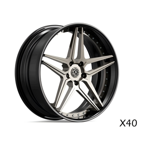 X40ล้อปลอมแ<span class=keywords><strong>ป</strong></span>ลง2ชิ้นล้อขัดลึก19 20 21 22นิ้ว5X112 5X130สำหรับ PORSCHE 911 Cayenne RS BMW M Series - Product Image 4