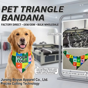 Fabricante de Artículos de Alta Gama <span class=keywords><strong>para</strong></span> Mascotas, Bandana <span class=keywords><strong>para</strong></span> Perro de Lujo, Personalizada con Logotipo, Impresa, Ajustable y Lavable - Product Image 1