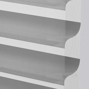 Stores Shangrila motorisés personnalisés à double couche filtrant la lumière pour fenêtres avec système de maison intelligente Lutron - Product Image 1