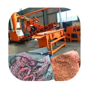 500 kg/std Copper Wire Recycling Machinery Electric Copper Aluminum Wire Granulator Plant