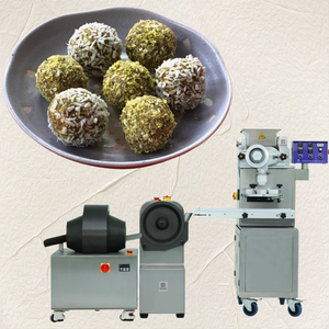 Petite machine à boules énergétiques Machine à boules de tamarin au <span class=keywords><strong>rhum</strong></span> Bouchées protéinées Mini ligne de production automatique de boules de pâte à l'avoine - Product Image 2