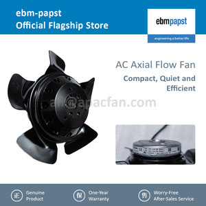 Ventiladores Axiales ebmpapst A2D160-AA22-05 de 160 mm, 40 W, 400 V CA, Ventiladores Eléctricos, Ventiladores de Aire Acondicionado, Ventiladores de Refrigeración Axiales - Product Image 2