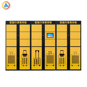 Smart Electronic Luggage Lockers with Facial Recognition Fingerprint PIN Code-60 Compartments Assembled Durable Steel - Product Image 3