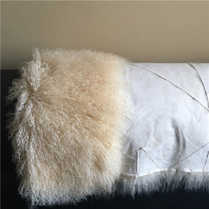 Mông Cổ Cừu lông thú pelts chăn 60x120cm tấm vật liệu - Product Image 3