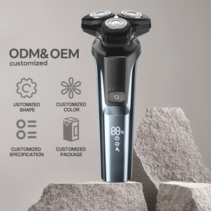 เครื่องโกนหนวดแบบหมุนได้ทั้งแบบเปียกและแห้ง ชาร์จเร็วแบบ Type-C ใช้งานได้นาน 90 นาที สำหรับนักธุรกิจและนักเดินทาง รับผลิตแบบ OEM/ODM โรงงานผลิต 3 มิติ - Product Image 1
