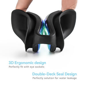 E-Commerce แฟชั่นใหม่ Antifog แว่นตาว่ายน้ำความละเอียดสูงสำหรับผู้ใหญ่ป้องกันหมอกแว่นตาว่ายน้ำซิลิโคน - Product Image 4